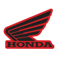 Miscellaneous Honda 'Wing' Left Hand Tank Sticker 107mm