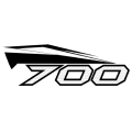 Miscellaneous Arctic Cat 700 Left Hand Tank Sticker