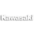 Miscellaneous White Kawasaki Side Logo Sticker