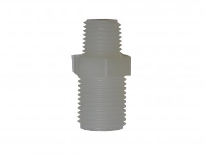 Miscellaneous C-Dax Part - Pipe Fitting Reducer 11/16 UNCM x 1/4 UNFM Straight Plastic