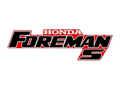 Miscellaneous Honda | Foreman S | Tank Sticker | 300mm White/Red/Black