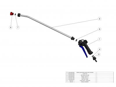 Miscellaneous C-Dax Part - Hand Lance - HGSR ( SR Type) 360psi