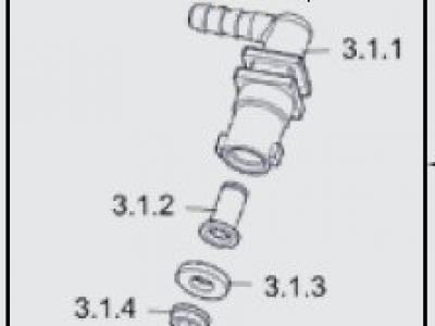 Miscellaneous Fimco ELL Nozzle Sub-Assembly 3/8in | ATV Booms | Repair Parts | 352.5281306