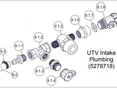 Miscellaneous Fimco | 65G UTV Intake Plumbing (UTV-65-7)