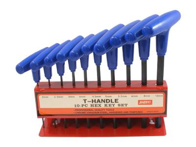 Miscellaneous T-Bar Allen Key Set - 10 Piece