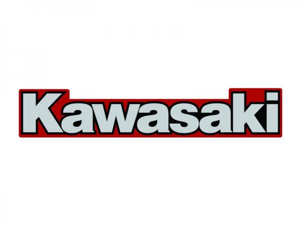 Miscellaneous Red & Black Kawasaki Side Logo Sticker